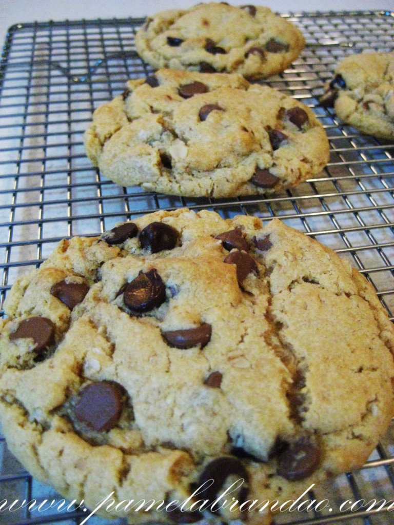 Peanut Butter-Oatmeal Chocolate Chip Cookies (1)