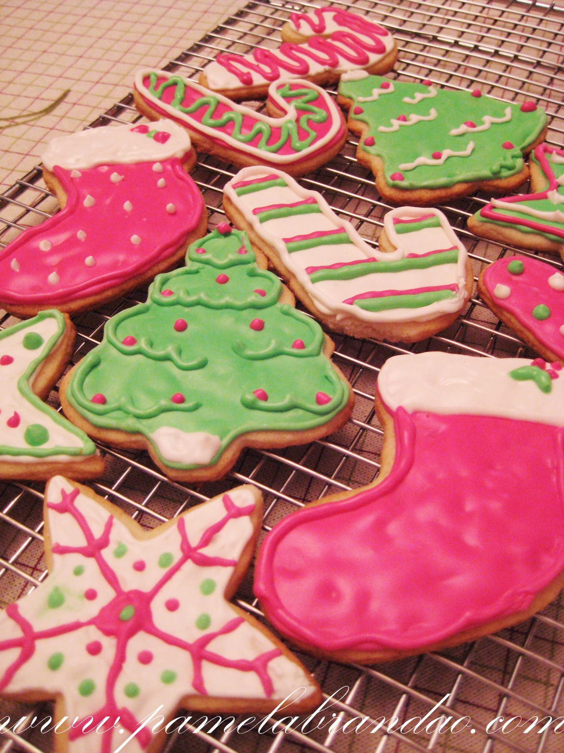 Bonequinhos para o Natal, biscoitos de gengibre.