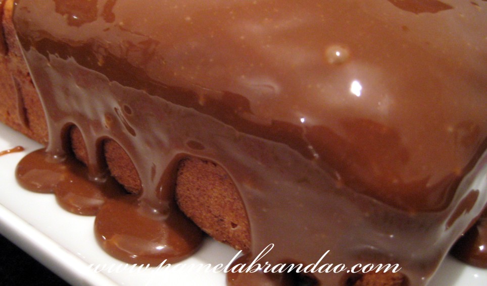 bolo banana caramelo