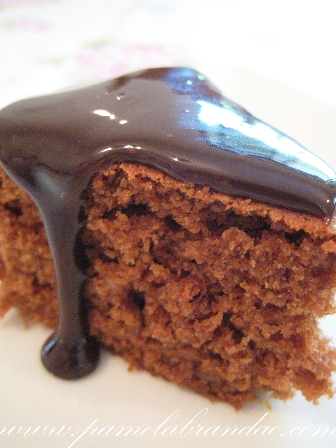bolo banana e chocolate