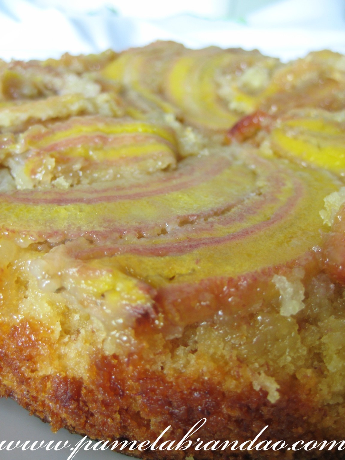 Upside-Down Banana Cake