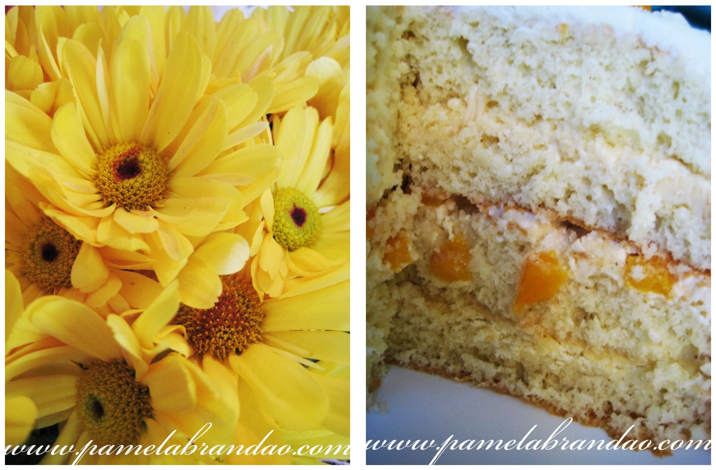 peach sponge cake 2