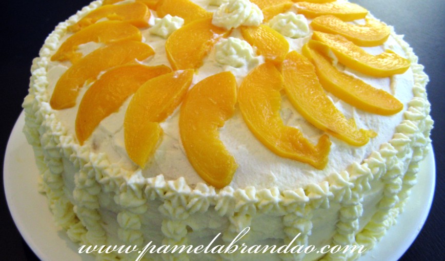 peach sponge cake 3