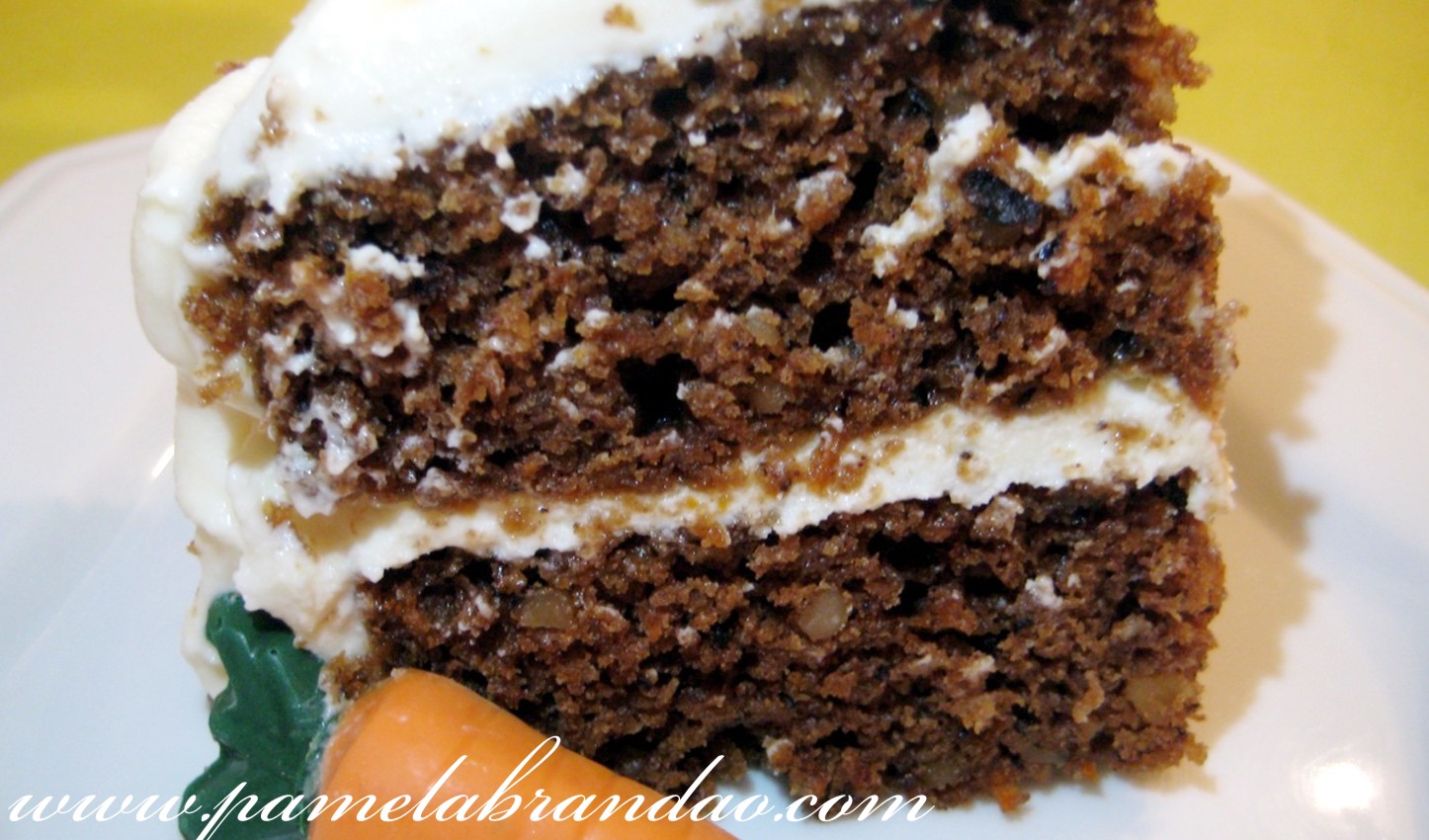Carrot Cake with Vanilla Cream Cheese Frosting Pam*B