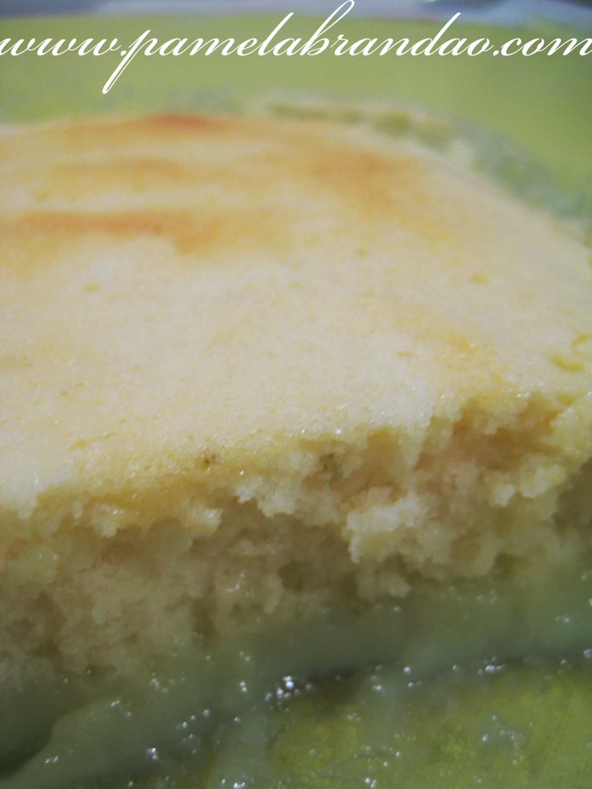Lemon Souffle Pudding Cake Pam*B